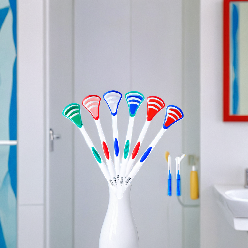 Gleivra TonguEase™ Fresh Breath Scraper & Oral Brush