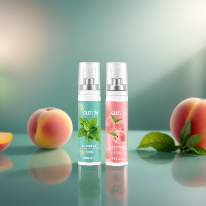 Gleivra FreshMint™ & Peach Oral Spray – Instant Confidence Anywhere