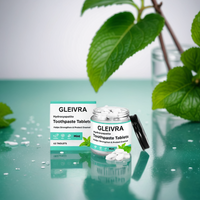 Gleivra FreshTabs™ Mint Toothpaste Tablets – 62 Count Solid Oral Care for Fresh Breath & Stain Removal