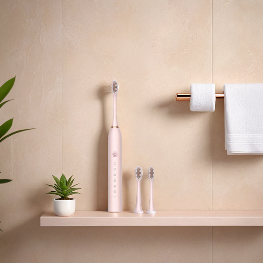 Gleivra SonicFlex™ Rechargeable Toothbrush – 6-in-1 Cleaning Modes
