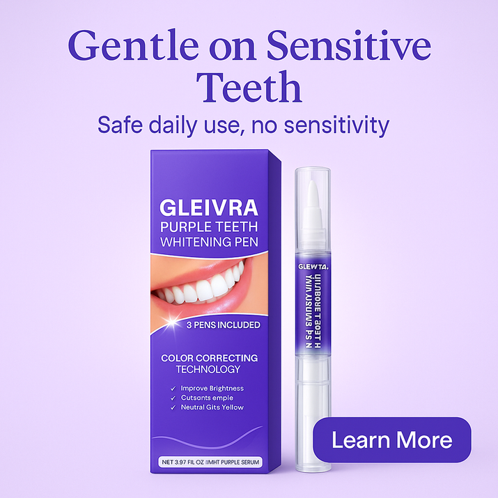 Gleivra PurpleGlow™ Instant Whitening Gel Pen