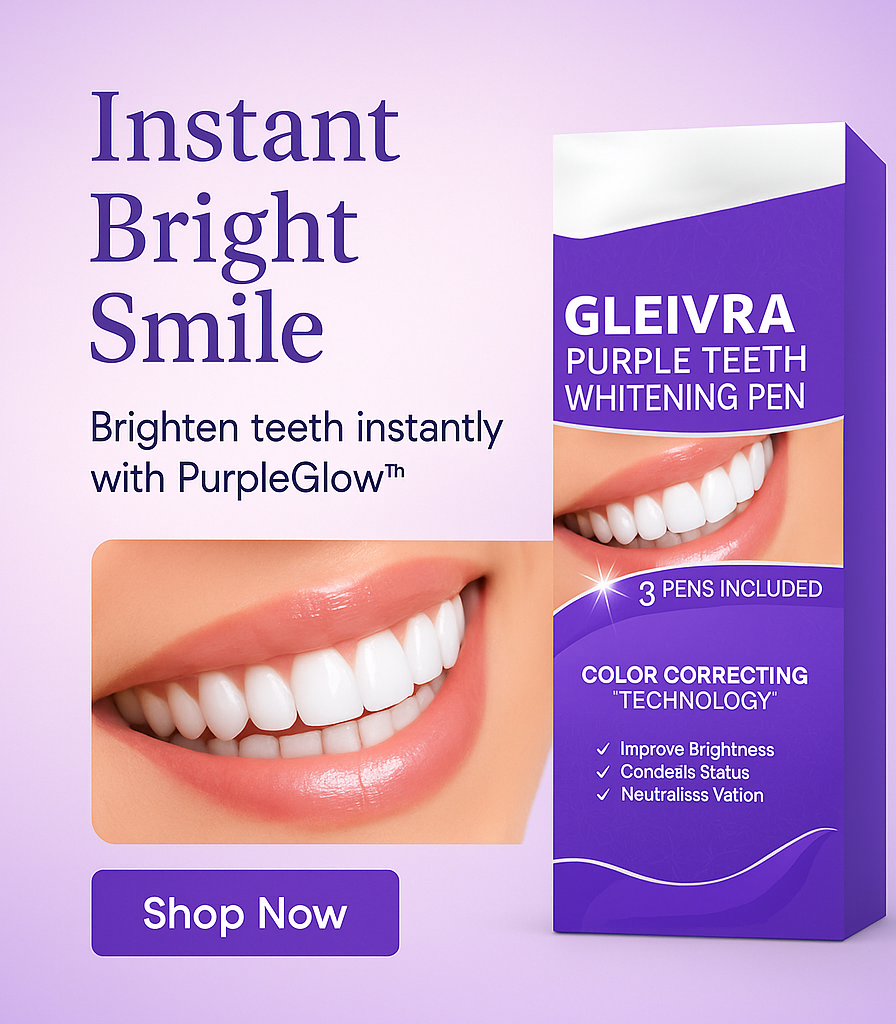 Gleivra PurpleGlow™ Instant Whitening Gel Pen