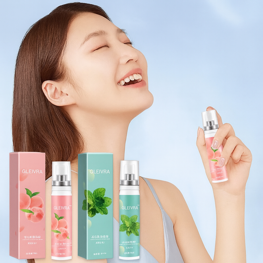 Gleivra FreshMint™ & Peach Oral Spray – Instant Confidence Anywhere