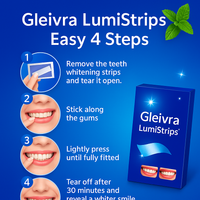 Gleivra LumiStrips™ 5D Professional Teeth Whitening Kit – Dentist-Grade 5D Gel Strips for a Brilliant Smile (7 Packs / 14 Pairs)