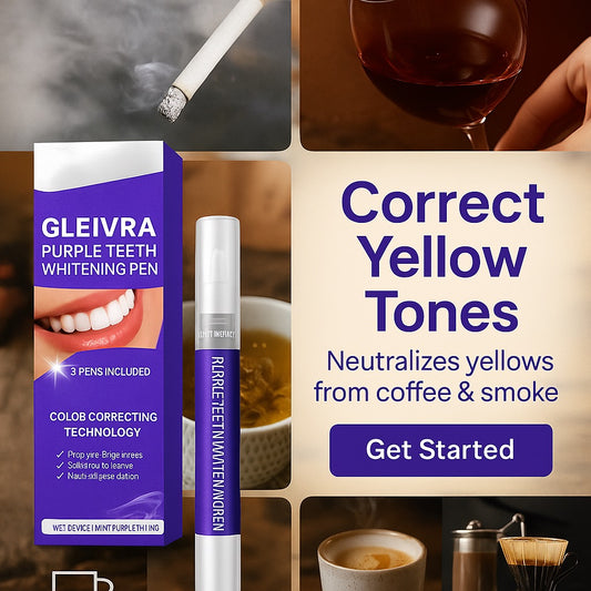Gleivra PurpleGlow™ Instant Whitening Gel Pen