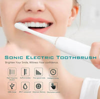 Gleivra SonicFlex™ Rechargeable Toothbrush – 6-in-1 Cleaning Modes