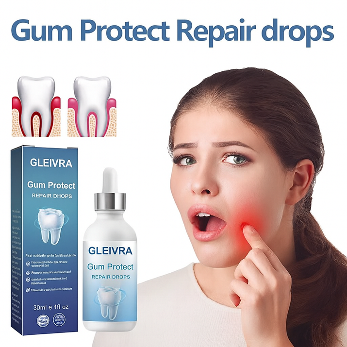 Gleivra PerioCare™ Advanced Gum Healing Drops – 30ml