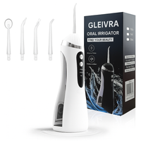 Gleivra HydroClean™ Pro Oral Irrigator – 4 Nozzles, IPX7 Waterproof